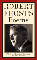 Cover of Robert Frost's Poems (Untermeyer)